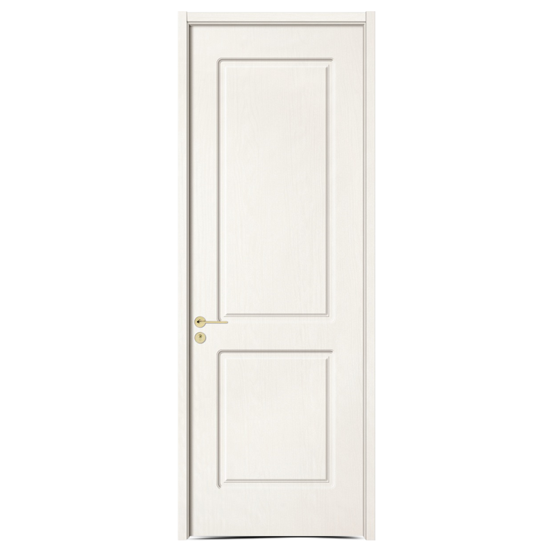 GW-121 Porte en bois design à deux panneaux en frêne blanc