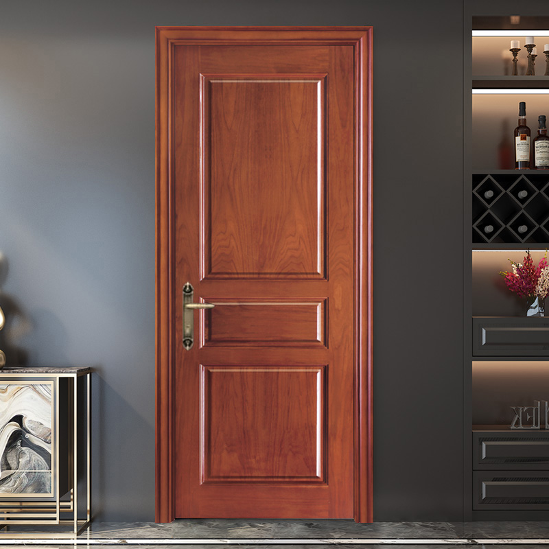 GA-72 porte intérieure en bois avec peinture PU gris clair