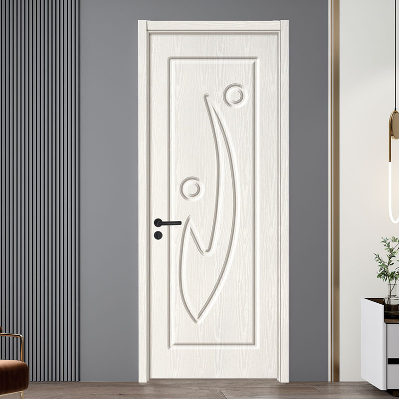 GA20-101 Porte en bois mdf pvc fini blanc