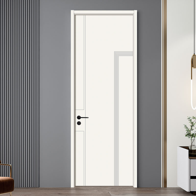 GW-101 Porte blanche en pvc au design moderne et fantaisie