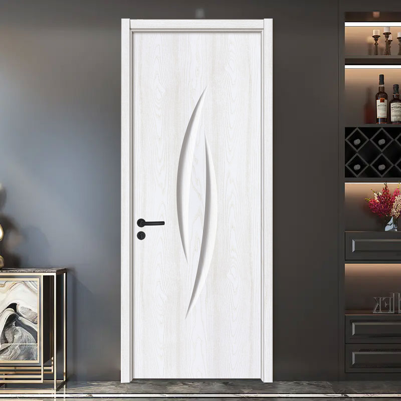 GA20-103 Porte en bois composite pvc frêne blanc