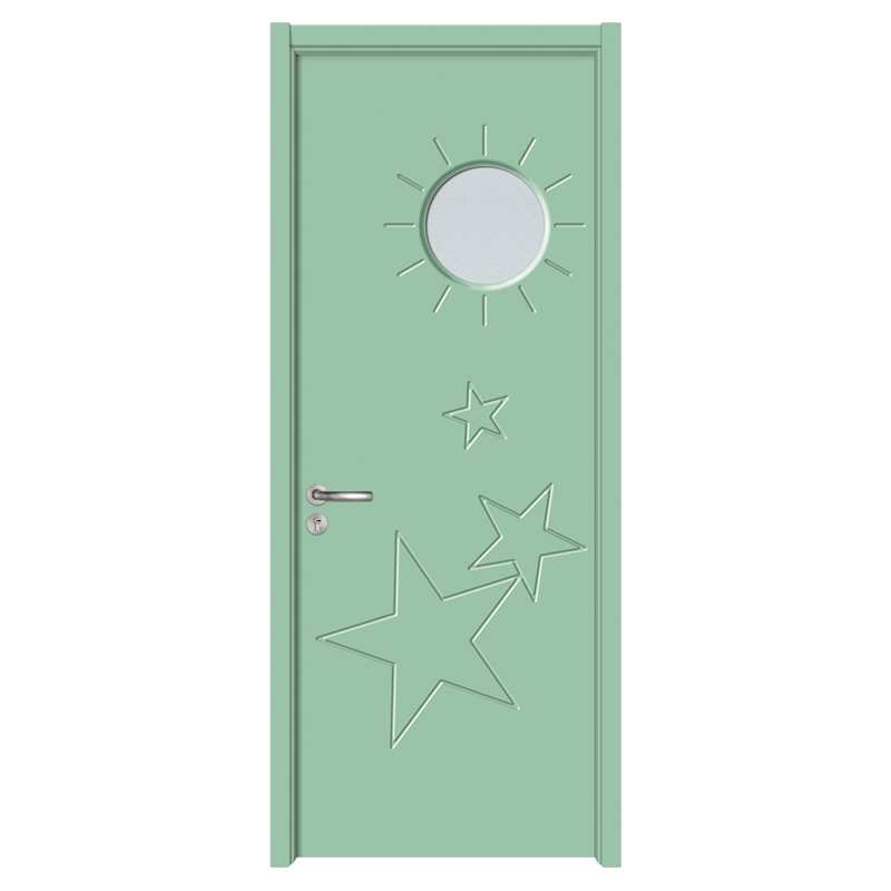GA20-113 dessin animé PVC MDF porte intérieure de la chambre