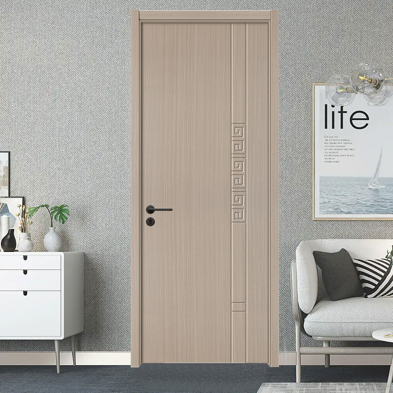 GA20-31 porte en bois en PVC de style chinois à motif de nuages ​​de bon augure de haute qualité