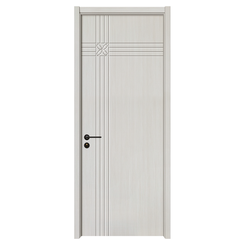 GA20-38 Porte de chambre en PVC de frêne de Mandchourie blanche au design classique