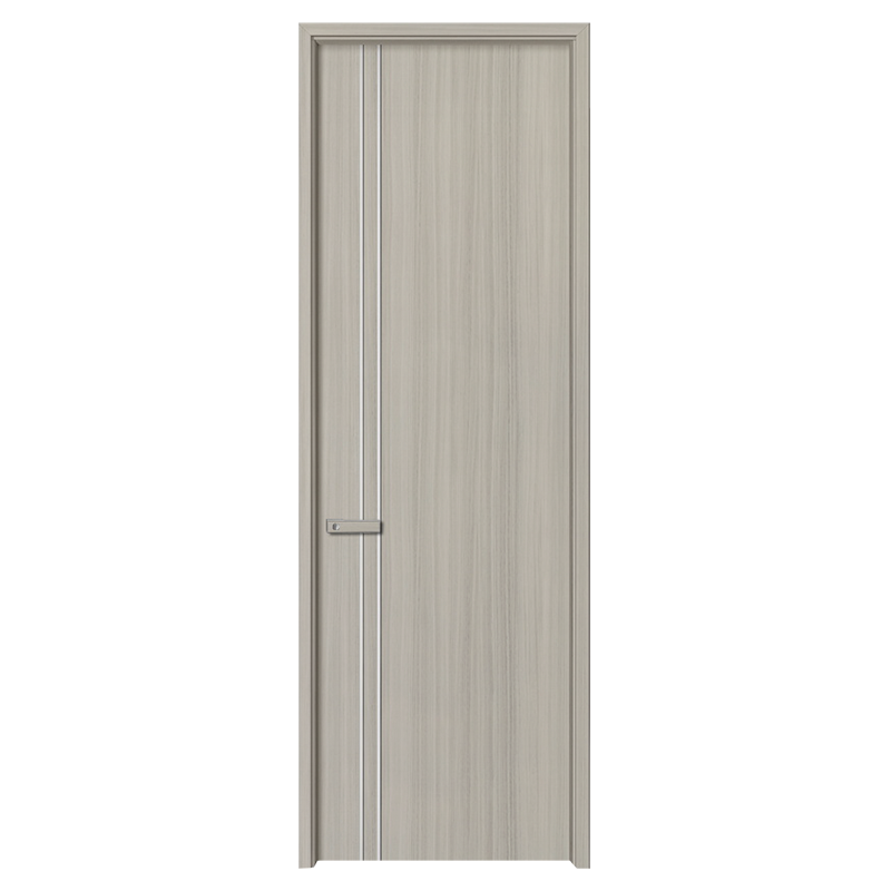 GA20-5 Porte en bois PVC gris décoré simple